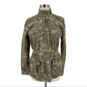 TREASURE & BOND CAMO UTILITY JACKET WOMEN SMALL‎ STREETSTYLE Y2K GRUNGE